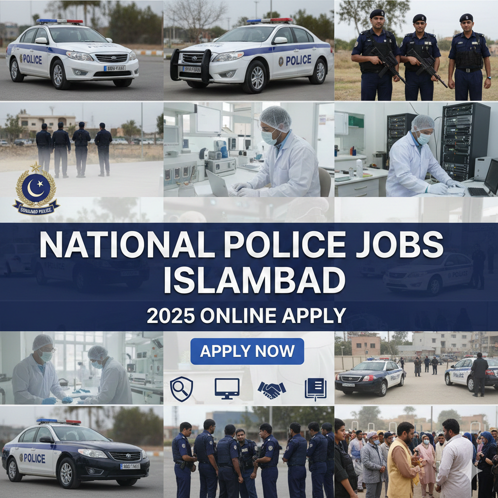 National Police Jobs Islamabad 2025