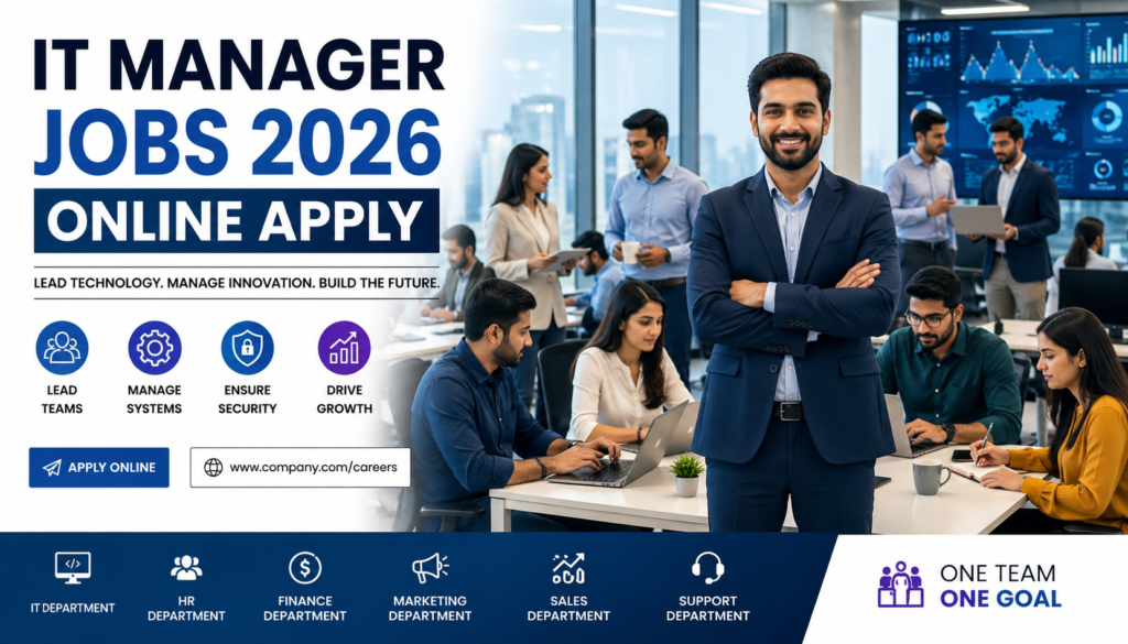 IT Manager Jobs 2026 