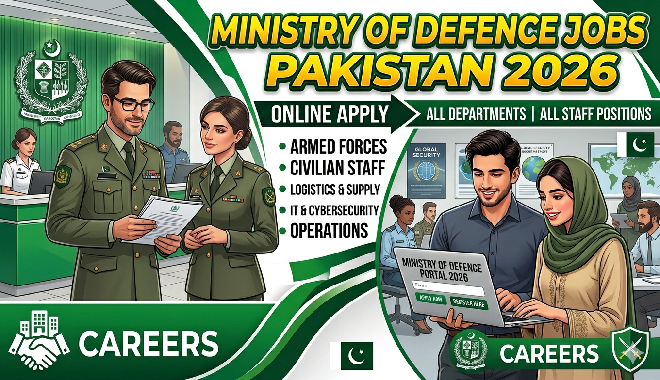 Ministry of Defence Jobs 2026 Pakistan