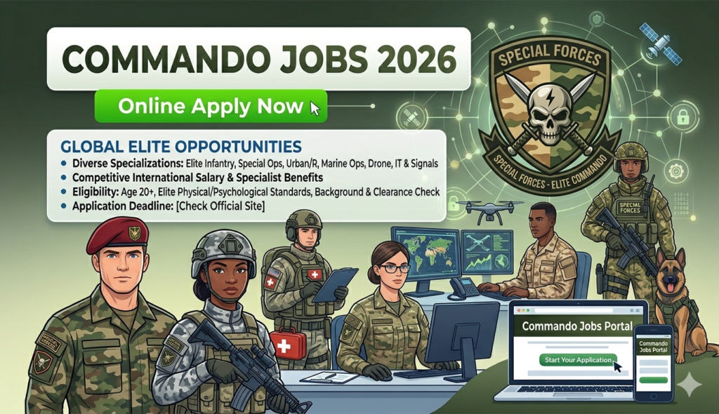 Commando Jobs 2026 