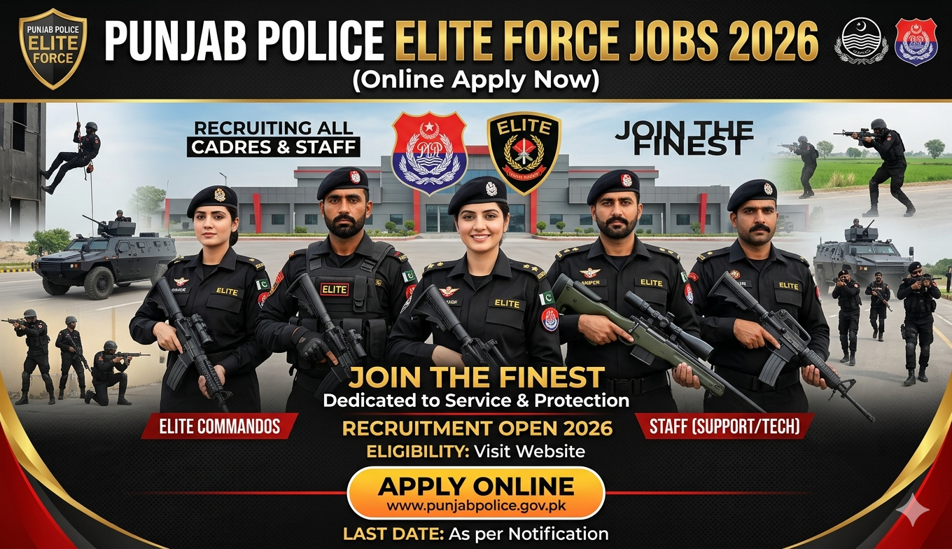 Punjab Police Elite Force Jobs 2026