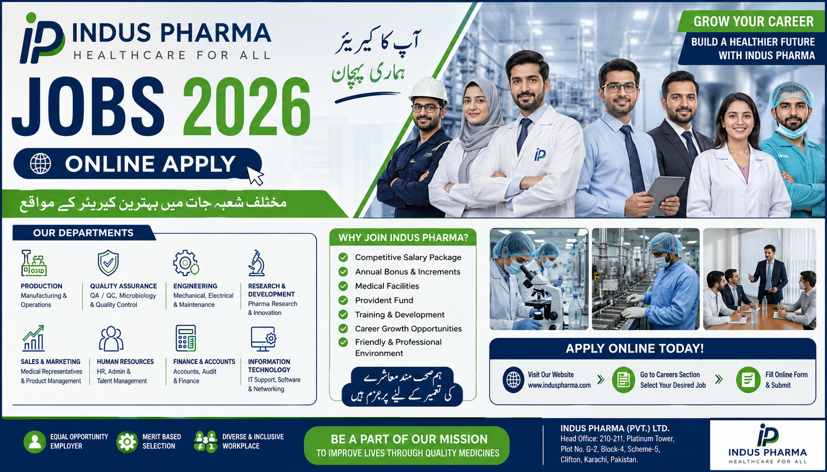 Indus Pharma Jobs 2026