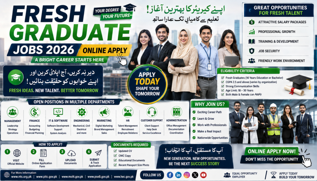 Fresh Graduate Jobs 2026